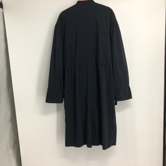 A.L.C.  Bristol Trench wool blend drawstring coat in Midnight navy blue size 10 - Picture 5 of 16